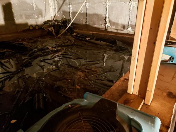Crawlspace Water Cleanup in Auburn